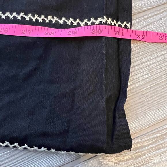 Anthropologie Valiante Panay Embroidered Caftan Black Size Medium - Picture 6 of 6